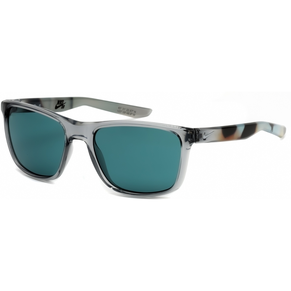 NWT Nike UNREST EV0922 SE Wolf Grey Rectangle 57mm Sunglasses